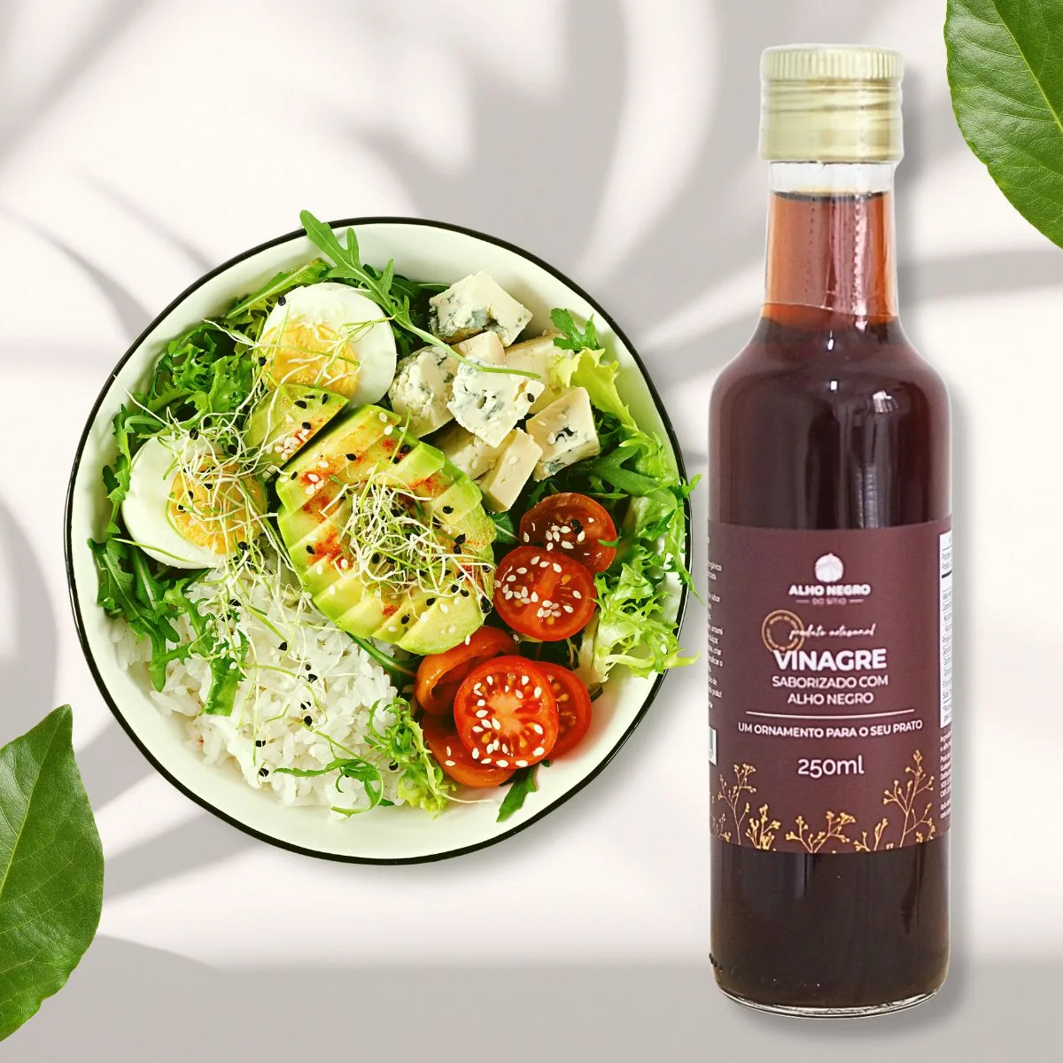 Vinagre saborizado com Alho Negro 250ml - Imagem 4