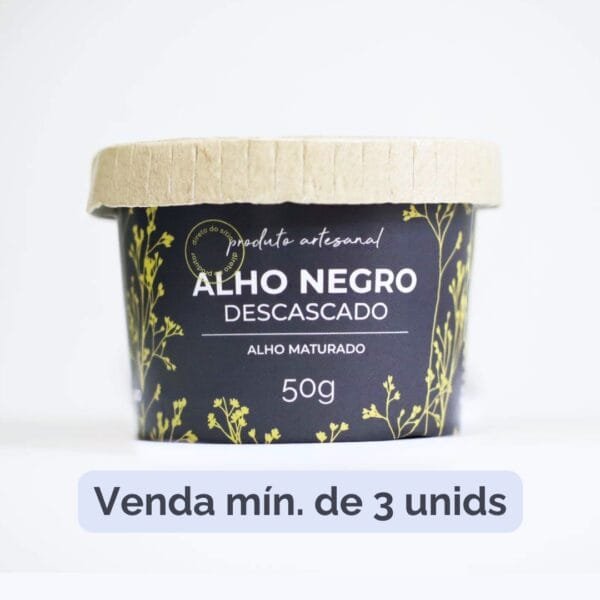 Alho Negro Descascado 50g