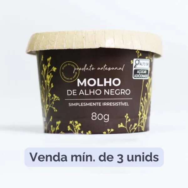 Molho de Alho Negro 80g